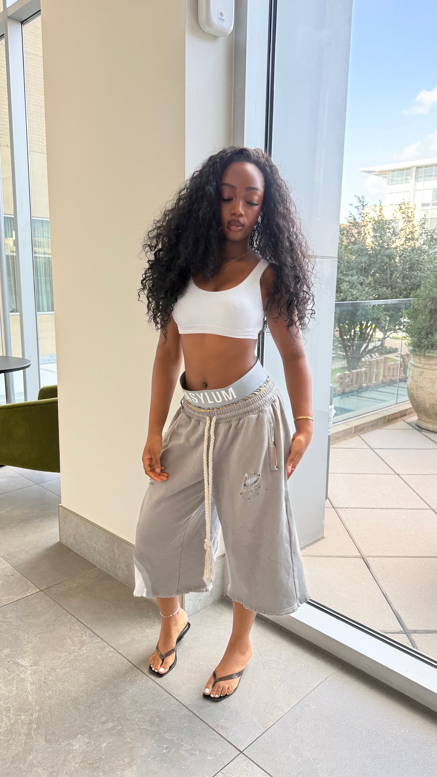 VINTAGE ASYLUM SHORTS (GREY)