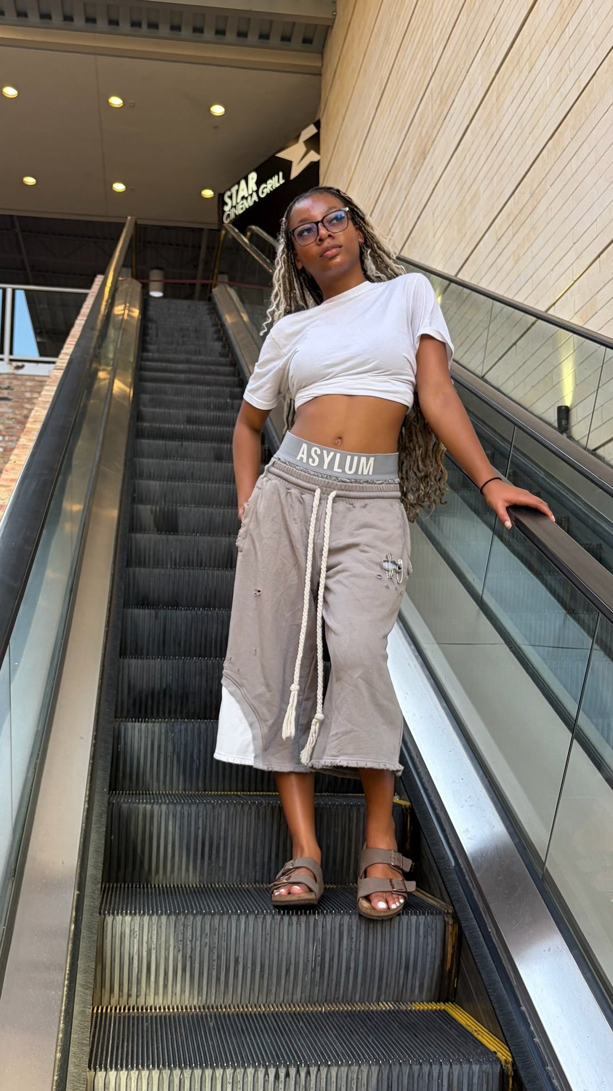 VINTAGE ASYLUM SHORTS (GREY)